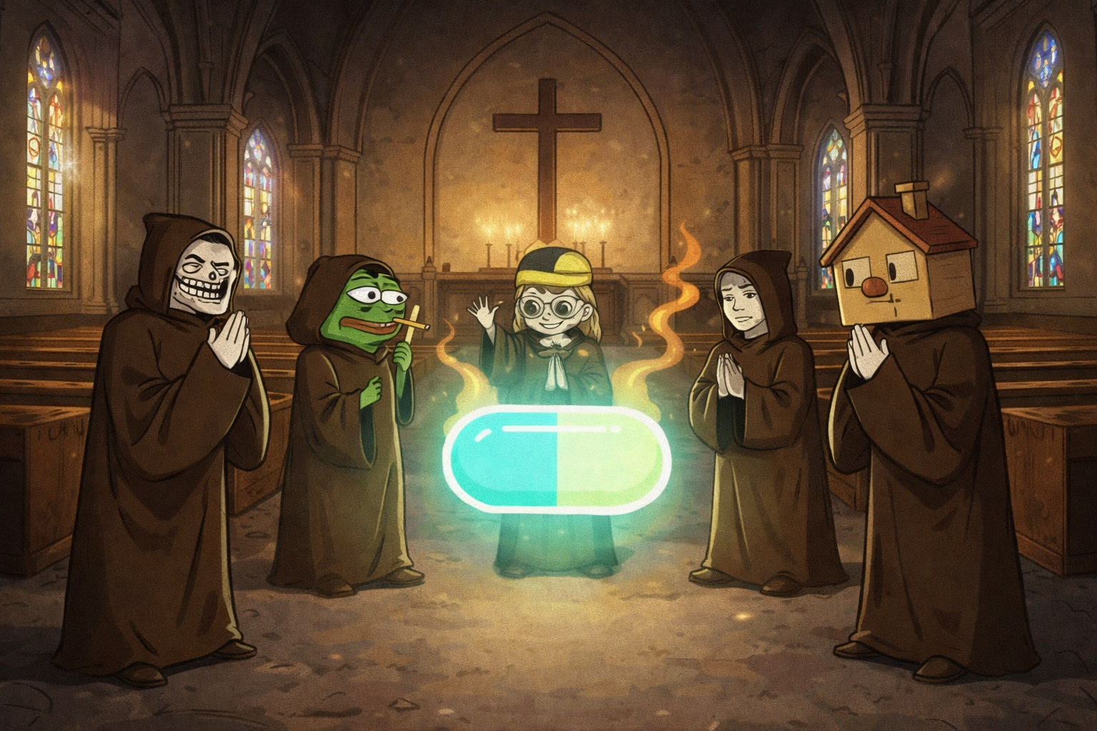 Detail from the Memeology artwork
